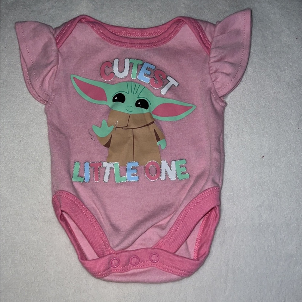 0-3 months onesies, baby yoda - Picture 2 of 3